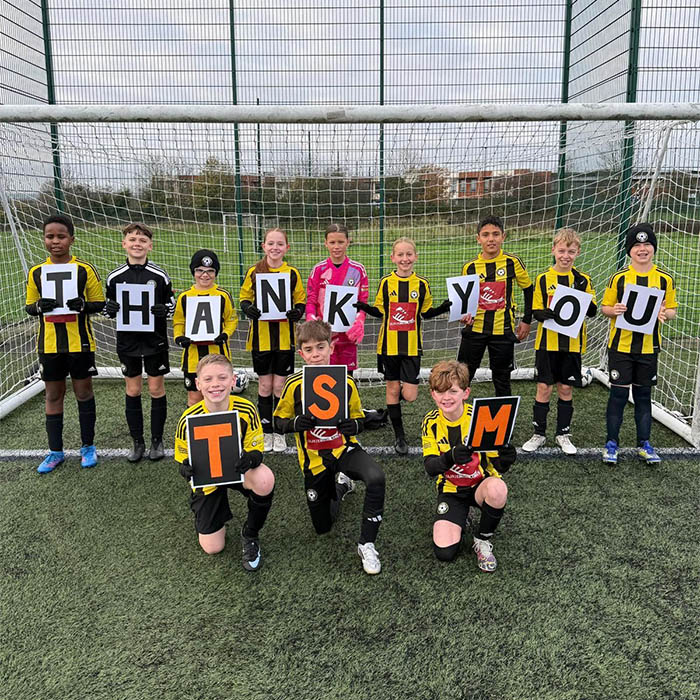 Digging Deep for Grassroots Football: TSM Supports Abbey Lane Panthers U11s